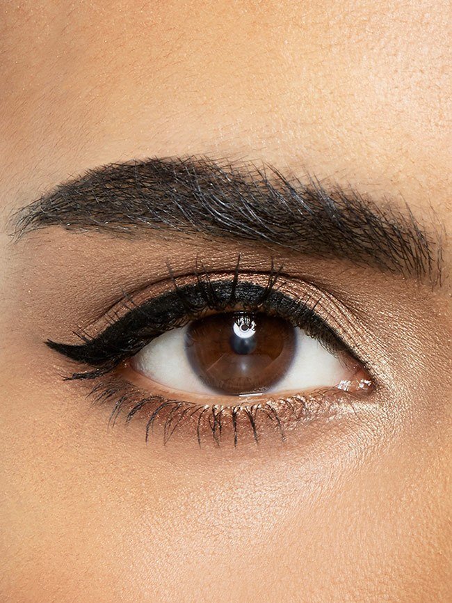 Maybelline Eyeliner - close up of Eye with wing liner look