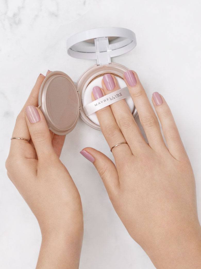 Maybelline dream cushion liquid foundation how to apply step3