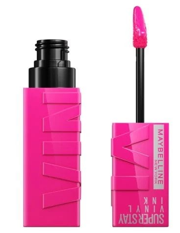 labial Maybelline vinyl ink pinks tono  striking